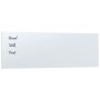 Magnetic white tempered glass wall board 60x20 cm by vidaXL, White boards - Ref: Foro24-347961, Price: 20,03 €, Discount: %