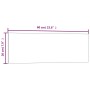 Magnetic white tempered glass wall board 60x20 cm by vidaXL, White boards - Ref: Foro24-347961, Price: 20,03 €, Discount: %