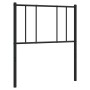 Cabecero de metal negro 100 cm de vidaXL, Cabeceros y pies de cama - Ref: Foro24-352509, Precio: 23,93 €, Descuento: %