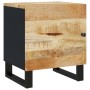 Mesita de noche de madera maciza de mango 40x33x46 cm de vidaXL, Mesitas de noche - Ref: Foro24-345208, Precio: 70,86 €, Desc...