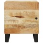 Mesita de noche de madera maciza de mango 40x33x46 cm de vidaXL, Mesitas de noche - Ref: Foro24-345208, Precio: 70,86 €, Desc...