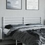 White metal headboard 200 cm by vidaXL, Headboards and footboards - Ref: Foro24-352406, Price: 36,99 €, Discount: %