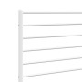 White metal headboard 200 cm by vidaXL, Headboards and footboards - Ref: Foro24-352406, Price: 36,99 €, Discount: %