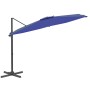 Hanging umbrella with light blue aluminum pole 400x300cm by vidaXL, Umbrellas - Ref: Foro24-319922, Price: 215,68 €, Discount: %