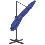 Hanging umbrella with light blue aluminum pole 400x300cm by vidaXL, Umbrellas - Ref: Foro24-319922, Price: 215,68 €, Discount: %