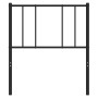 Cabecero de metal negro 90 cm de vidaXL, Cabeceros y pies de cama - Ref: Foro24-352508, Precio: 23,49 €, Descuento: %