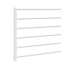 White metal headboard 180 cm by vidaXL, Headboards and footboards - Ref: Foro24-352404, Price: 32,99 €, Discount: %