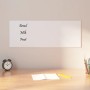 Magnetic white tempered glass wall board 80x30 cm by vidaXL, White boards - Ref: Foro24-347950, Price: 28,11 €, Discount: %