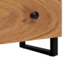 Mesita de noche de madera maciza de acacia 40x33x46 cm de vidaXL, Mesitas de noche - Ref: Foro24-345216, Precio: 89,39 €, Des...