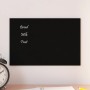 Black tempered glass magnetic whiteboard 30x20 cm by vidaXL, White boards - Ref: Foro24-347928, Price: 20,76 €, Discount: %