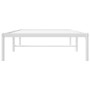 Bettgestell aus weißem Metall, 90 x 190 cm von vidaXL, Betten und Lattenroste - Ref: Foro24-350905, Preis: 77,09 €, Rabatt: %