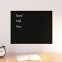 Schwarze magnetische Wandtafel aus gehärtetem Glas, 50 x 40 cm von vidaXL, Whiteboards - Ref: Foro24-347938, Preis: 27,87 €, ...