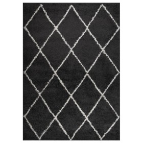 Cream and anthracite gray long pile rug 120x170 cm by vidaXL, Rugs - Ref: Foro24-342159, Price: 46,99 €, Discount: %