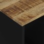 Mesa auxiliar madera maciza mango y tecnológica 40x31x46 cm de vidaXL, Mesitas de noche - Ref: Foro24-350644, Precio: 49,48 €...