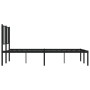 Bed frame with black metal headboard 135x190 cm by vidaXL, Beds and slatted bases - Ref: Foro24-352479, Price: 104,99 €, Disc...