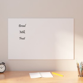 Magnetische Wandtafel aus weißem Hartglas, 80 x 50 cm von vidaXL, Whiteboards - Ref: Foro24-347959, Preis: 32,99 €, Rabatt: %