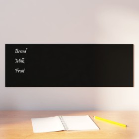 Magnetic black tempered glass wall board 60x20 cm by vidaXL, White boards - Ref: Foro24-347942, Price: 20,03 €, Discount: %