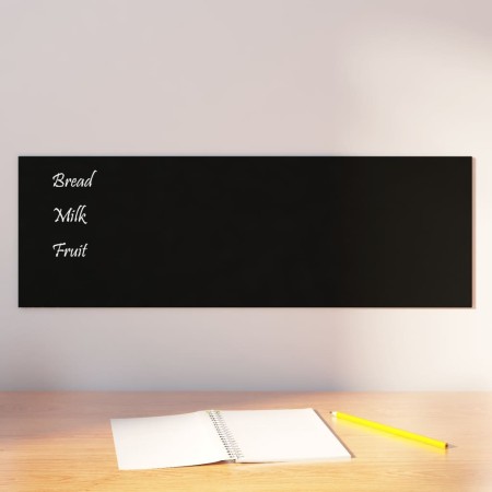 Magnetic black tempered glass wall board 60x20 cm by vidaXL, White boards - Ref: Foro24-347942, Price: 20,03 €, Discount: %