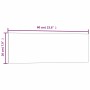 Magnetic black tempered glass wall board 60x20 cm by vidaXL, White boards - Ref: Foro24-347942, Price: 20,03 €, Discount: %