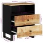 Mesita de noche madera mango madera contrachapada 50x33x62 cm de vidaXL, Mesitas de noche - Ref: Foro24-350664, Precio: 126,9...