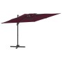 Burgundy red double roof hanging parasol 300x300 cm by vidaXL, Umbrellas - Ref: Foro24-319955, Price: 236,43 €, Discount: %