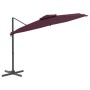 Burgundy red double roof hanging parasol 300x300 cm by vidaXL, Umbrellas - Ref: Foro24-319955, Price: 236,43 €, Discount: %