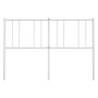 Cabecero de metal blanco 135 cm de vidaXL, Cabeceros y pies de cama - Ref: Foro24-352561, Precio: 30,67 €, Descuento: %