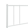 Cabecero de metal blanco 135 cm de vidaXL, Cabeceros y pies de cama - Ref: Foro24-352561, Precio: 30,67 €, Descuento: %