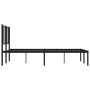 Bed frame with black metal headboard 120x200 cm by vidaXL, Beds and slatted bases - Ref: Foro24-352478, Price: 84,64 €, Disco...