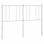 White metal headboard 160 cm by vidaXL, Headboards and footboards - Ref: Foro24-352564, Price: 31,99 €, Discount: %