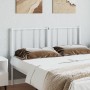 White metal headboard 160 cm by vidaXL, Headboards and footboards - Ref: Foro24-352564, Price: 31,99 €, Discount: %