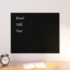 Black tempered glass magnetic wall board 60x50 cm by vidaXL, White boards - Ref: Foro24-347939, Price: 38,26 €, Discount: %