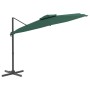 Sombrilla colgante de doble techo verde 300x300 cm de vidaXL, Sombrillas - Ref: Foro24-319945, Precio: 236,99 €, Descuento: %