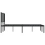 Estructura de cama con cabecero metal negro 140x190 cm de vidaXL, Camas y somieres - Ref: Foro24-352480, Precio: 85,99 €, Des...