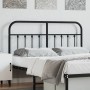 Black metal headboard 140 cm by vidaXL, Headboards and footboards - Ref: Foro24-352611, Price: 42,45 €, Discount: %