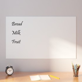 Magnetic white tempered glass wall whiteboard 100x60 cm by vidaXL, White boards - Ref: Foro24-347965, Price: 46,19 €, Discoun...