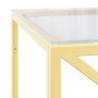 Stainless steel and glass coffee table 110x45x45 cm by vidaXL, Coffee table - Ref: Foro24-349962, Price: 135,42 €, Discount: %