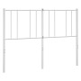 Cabecero de metal blanco 150 cm de vidaXL, Cabeceros y pies de cama - Ref: Foro24-352563, Precio: 30,82 €, Descuento: %