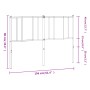 Cabecero de metal blanco 150 cm de vidaXL, Cabeceros y pies de cama - Ref: Foro24-352563, Precio: 30,82 €, Descuento: %