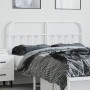 Cabecero de metal blanco 150 cm de vidaXL, Cabeceros y pies de cama - Ref: Foro24-352661, Precio: 51,99 €, Descuento: %