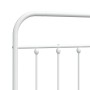 Cabecero de metal blanco 150 cm de vidaXL, Cabeceros y pies de cama - Ref: Foro24-352661, Precio: 51,99 €, Descuento: %