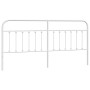 Cabecero de metal blanco 200 cm de vidaXL, Cabeceros y pies de cama - Ref: Foro24-352665, Precio: 45,83 €, Descuento: %