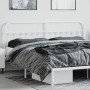 Cabecero de metal blanco 200 cm de vidaXL, Cabeceros y pies de cama - Ref: Foro24-352665, Precio: 45,83 €, Descuento: %