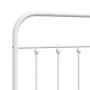 Cabecero de metal blanco 200 cm de vidaXL, Cabeceros y pies de cama - Ref: Foro24-352665, Precio: 45,83 €, Descuento: %