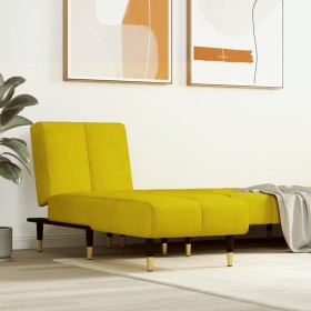 Sofá diván de terciopelo amarillo de vidaXL, Divanes - Ref: Foro24-352797, Precio: 152,99 €, Descuento: %