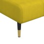 Sofá diván de terciopelo amarillo de vidaXL, Divanes - Ref: Foro24-352797, Precio: 152,59 €, Descuento: %