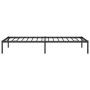 Black metal bed frame 80x200 cm by vidaXL, Beds and slatted bases - Ref: Foro24-350837, Price: 72,19 €, Discount: %