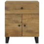 Mango plywood wood nightstand 50x33x60 cm by vidaXL, Nightstands - Ref: Foro24-350671, Price: 114,99 €, Discount: %