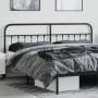 Cabecero de metal negro 193 cm de vidaXL, Cabeceros y pies de cama - Ref: Foro24-352615, Precio: 45,99 €, Descuento: %