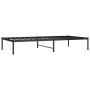 Estructura de cama de metal negro 90x190 cm de vidaXL, Camas y somieres - Ref: Foro24-350838, Precio: 69,87 €, Descuento: %